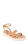 Journee Collection Tru Comfort Flatform Sandal In Mocha