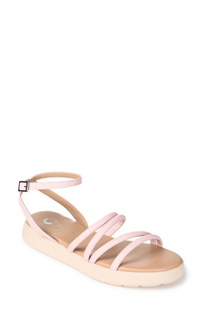 Journee Collection Tru Comfort Flatform Sandal In Lilac