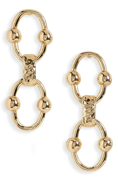 Gas Bijoux Rivage 24k Gold-plated Double-drop Earrings