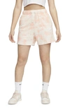 Nike Women's  Sportswear Washed Jersey Shorts In Pink