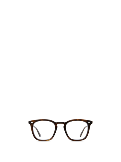 Mr Leight Getty Ii C Cacao Tortoise-pewter Unisex Eyeglasses In Brown
