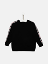 Off-white Black Cotton Off White Sweatshirt In Black