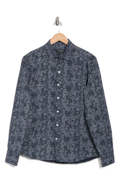 Westzeroone Welpren Floral Sport Shirt In Black