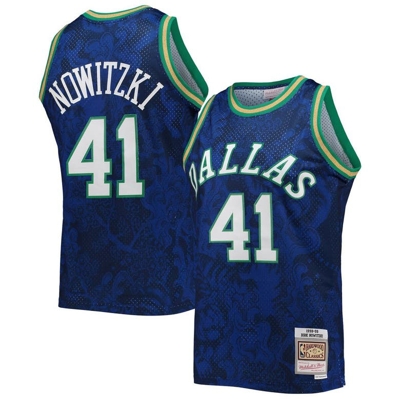 Mitchell & Ness Dirk Nowitzki Blue Dirk Nowitzki Hardwood Classics 1998/99 Lunar New Year Swingman J