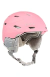 Smith Kids' Prospect Junior Snow Helmet With Mips In Matte Flamingo