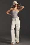Closed Edison Distressed Jeans In Beige