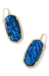 Kendra Scott Danielle Pendant Earrings In Navy Abalone