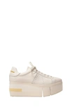 Paloma Barceló Mirande Sneaker In White/ Gesso-s.yellow