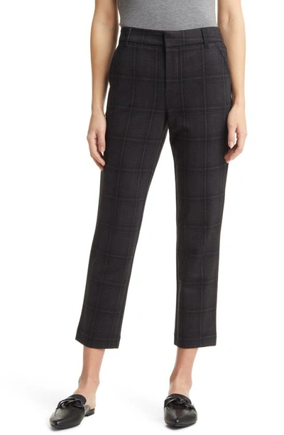 Wit & Wisdom 'ab'solution High Waist Crop Pants In Charcoal Black