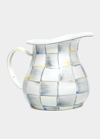 MACKENZIE-CHILDS STERLING CHECK CREAMER