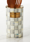 Mackenzie-childs Sterling Check Utensil Holder