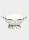 Mackenzie-childs Mackenzie Childs Sterling Check Enameled Steel Everything Bowl