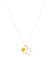 Aliita Drink-charm Necklace In Yellow Lemon