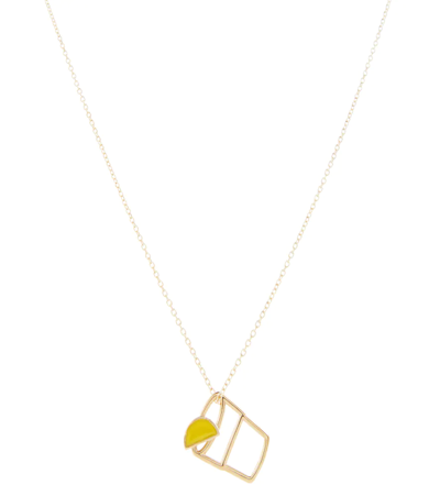 Aliita Drink-charm Necklace In Gold