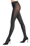 Falke Prime Rib Semisheer Tights In Marine