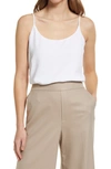 Nordstrom Everyday Satin Camisole In Ivory Cloud