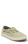Sanuk Avery Lace-up Hemp Sneaker In Washed Sage