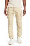 John Elliott Sateen Back Drawstring Cargo Pants In Ceramic