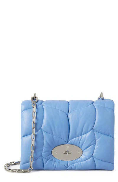 Mulberry Little Softie Quilted Leather Crossbody Bag In Cornflower Blue