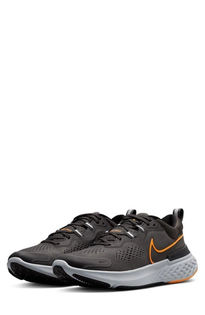 Nike React Miler 2 Men's Road Running Shoes In Medium Ash/kumquat/black/wolf Grey