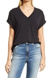 Tommy Bahama Kauai Jersey Women's V-neck Tee In Black