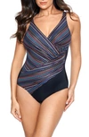 Miraclesuit Shimmer Links Oceanus One-piece Swimsuit In Multi