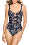 MIRACLESUIT SCOTCH FLORAL SIREN ONE-PIECE SWIMSUIT