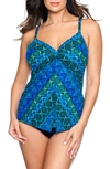 MIRACLESUIT OCEAN OMBRÉ LOVE KNOT BIKINI TOP