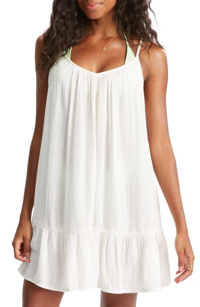Billabong Beach Vibes Cover-up Dress In Salt Crystal