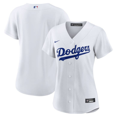 Nike White Los Angeles Dodgers Home Replica Team Jersey In White