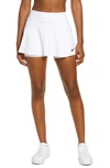 Nike Court Victory Dri-fit Tennis Skirt In White/ Black