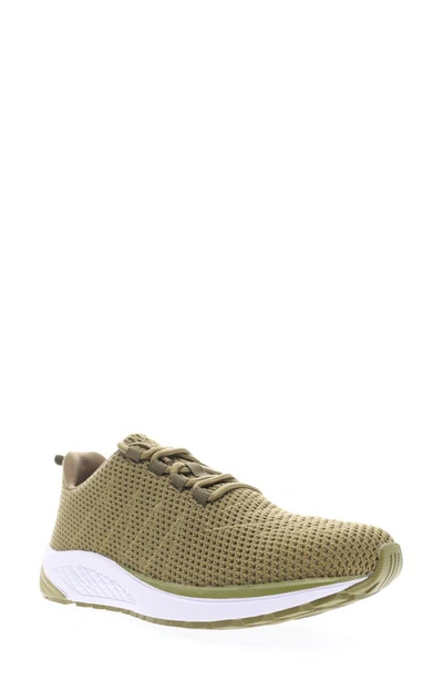 Propét Tour Knit Sneaker In Olive