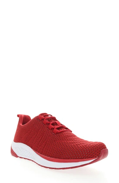 Propét Tour Knit Sneaker In Red