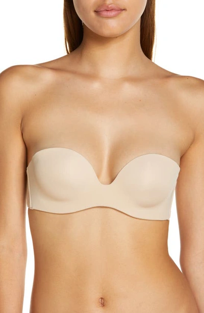 Simone Perele Essentiel Convertible Strapless Bra In Peau Rose