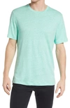 Nordstrom Men's Shop Linen Crewneck T-shirt In Green Apple