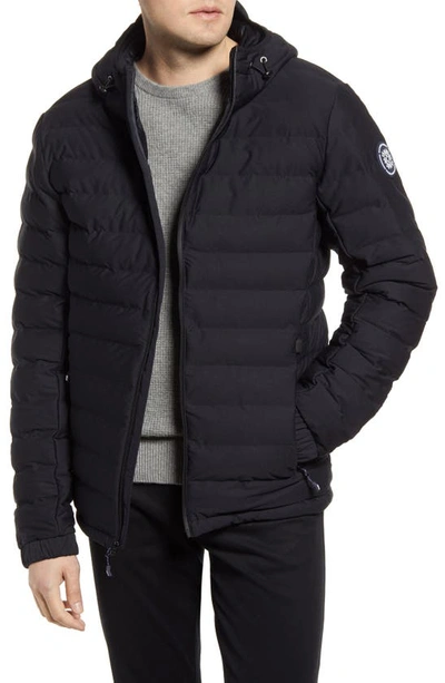 Cutter & Buck Mission Ridge Repreve® Eco Insulated Puffer Jacket In Black