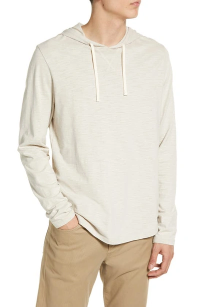 Vince Regular Fit Slub Hoodie In Desert Sand