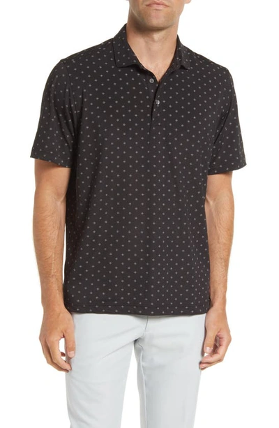 Cutter & Buck Virtue Tile Drytec Performance Polo In Black