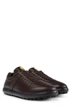 Camper Furtas Shoes In Leather In Dark Brown