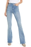 7 For All Mankind High Waist Skinny Bootcut Jeans In Lily Blue