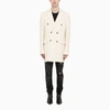 AMIRI AMIRI | IVORY-COLOURED DOUBLE-BREASTED COAT,MCF001CO/K_AMIRI-271_202-50