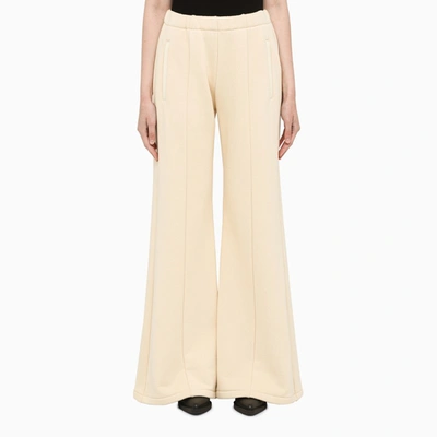 Amiri Ivory-coloured Bell Bottom Trousers In Beige