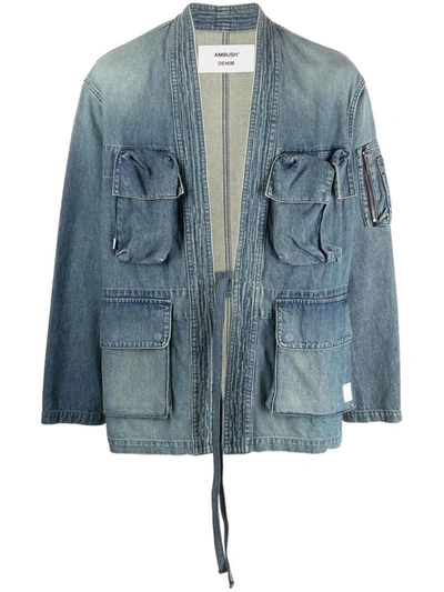 Ambush Blue Denim Kimono Jacket