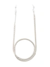FRAME CHAIN FRAME CHAIN MY FACE OR YOURS FLAT CURB GLASSES CHAIN - METALLIC,LA3JA189000511776924