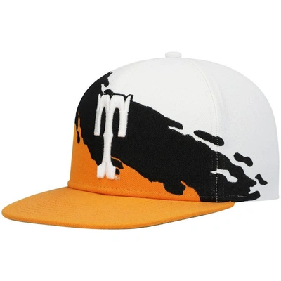 Mitchell & Ness Tennessee Volunteers Paintbrush Logo Hat In Orange