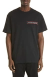 Alexander Mcqueen Logo-tape Cotton-jersey T-shirt In Black