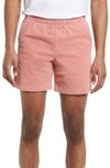 Goodlife Stretch Corduroy Shorts In Ash Rose