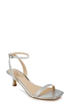 Jewel Badgley Mischka Women's Charisma Ii Evening Sandals Women's Shoes In Silver Fabric