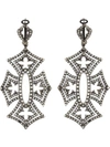 LOREE RODKIN 'SHADOW CROSS' DIAMOND EARRINGS,HH430BR5111043913