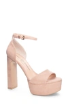 Chinese Laundry Asher Platform Sandal In Nude